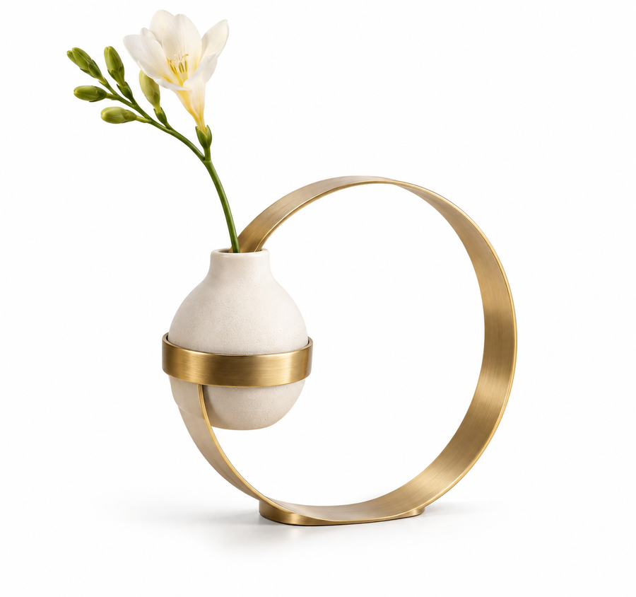 Balance Ring Sculptural Vase