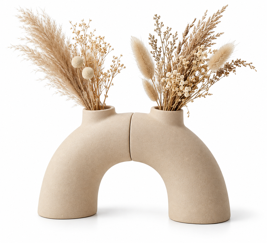 Split Arch Ceramic Vase