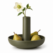Column Bowl Ceramic Vessel
