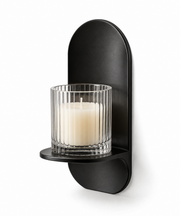 Shadow Shelf Glass Candleholder