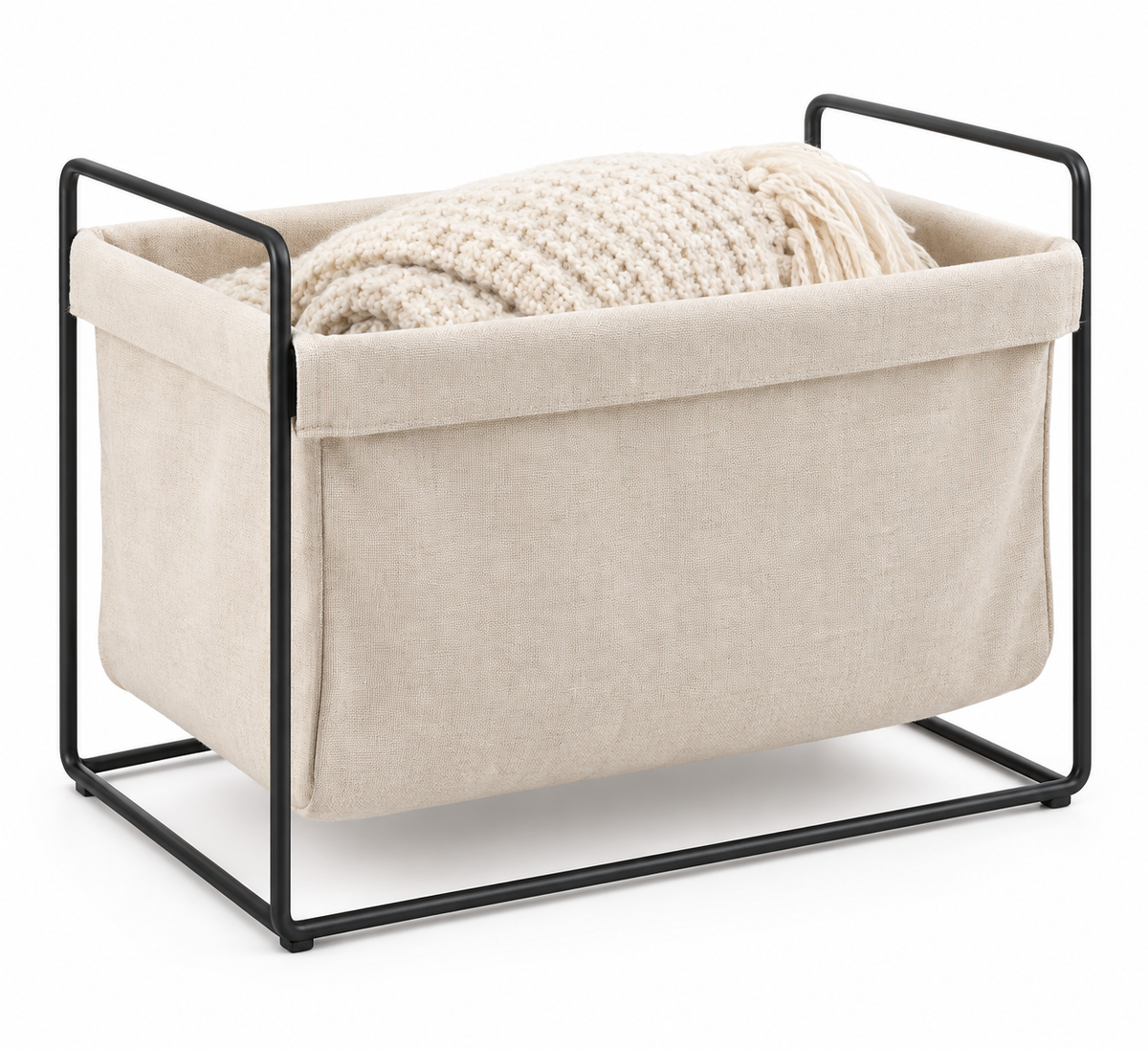 Open Frame Canvas Storage Basket