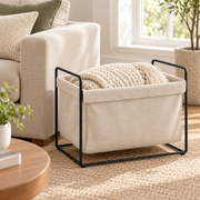 Open Frame Canvas Storage Basket
