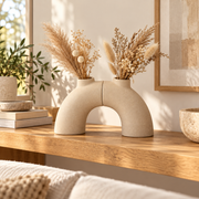 Split Arch Ceramic Vase