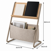 Lean Bedside Storage Caddy