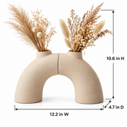 Split Arch Ceramic Vase