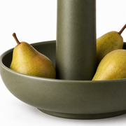 Column Bowl Ceramic Vessel