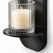 Shadow Shelf Glass Candleholder